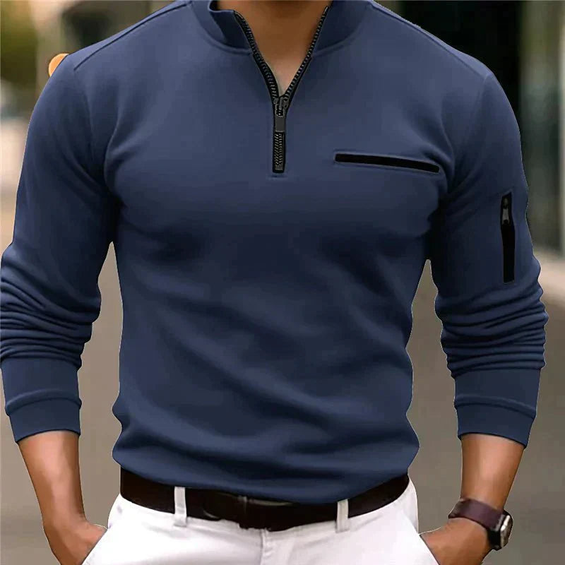 Jonas - Pull homme à quart de zip