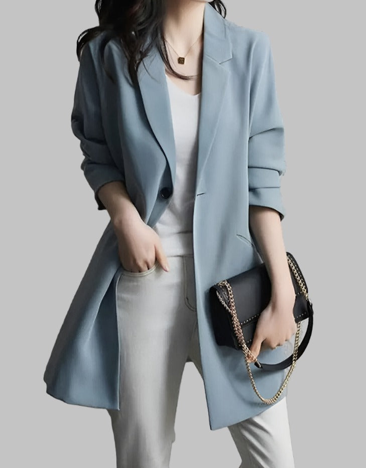 Blazer vintage à manches longues