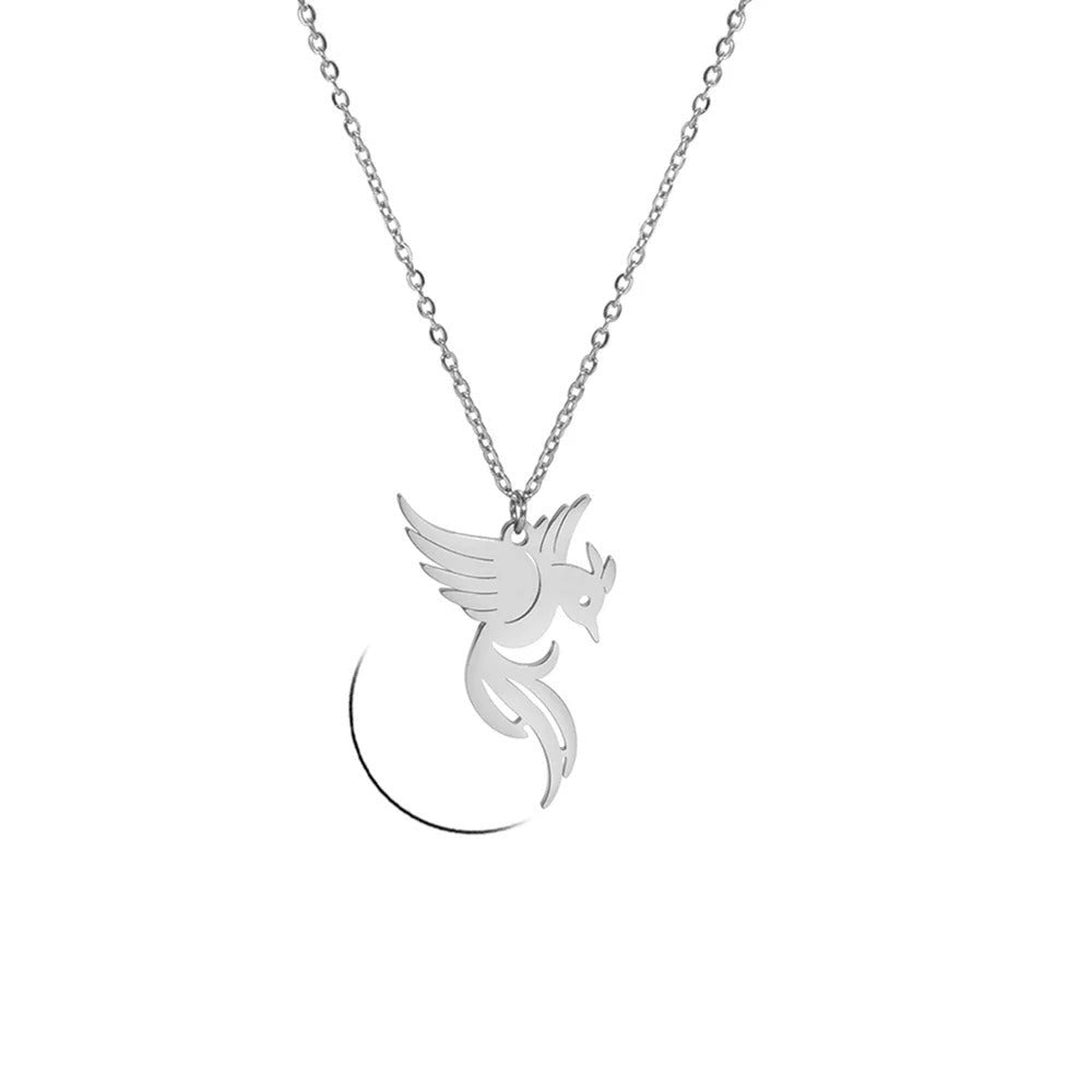 Vienne - Collier élégant avec pendentif Phoenix