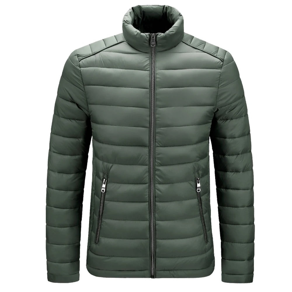 Quentin – jacke mit stehkragen