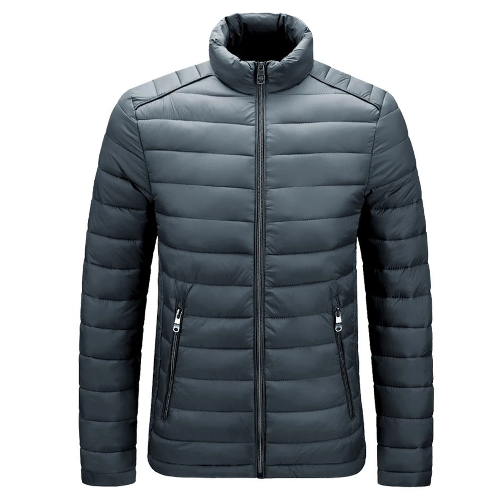 Quentin – jacke mit stehkragen