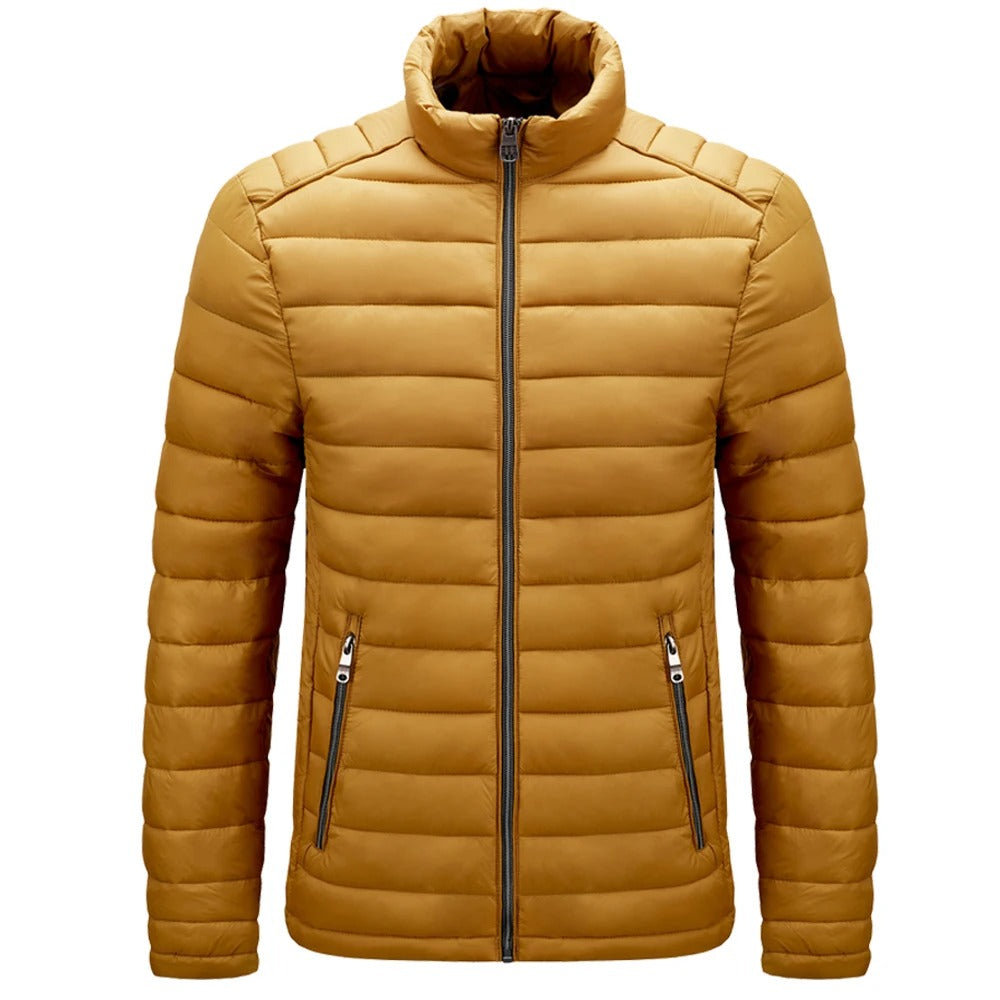Quentin – jacke mit stehkragen