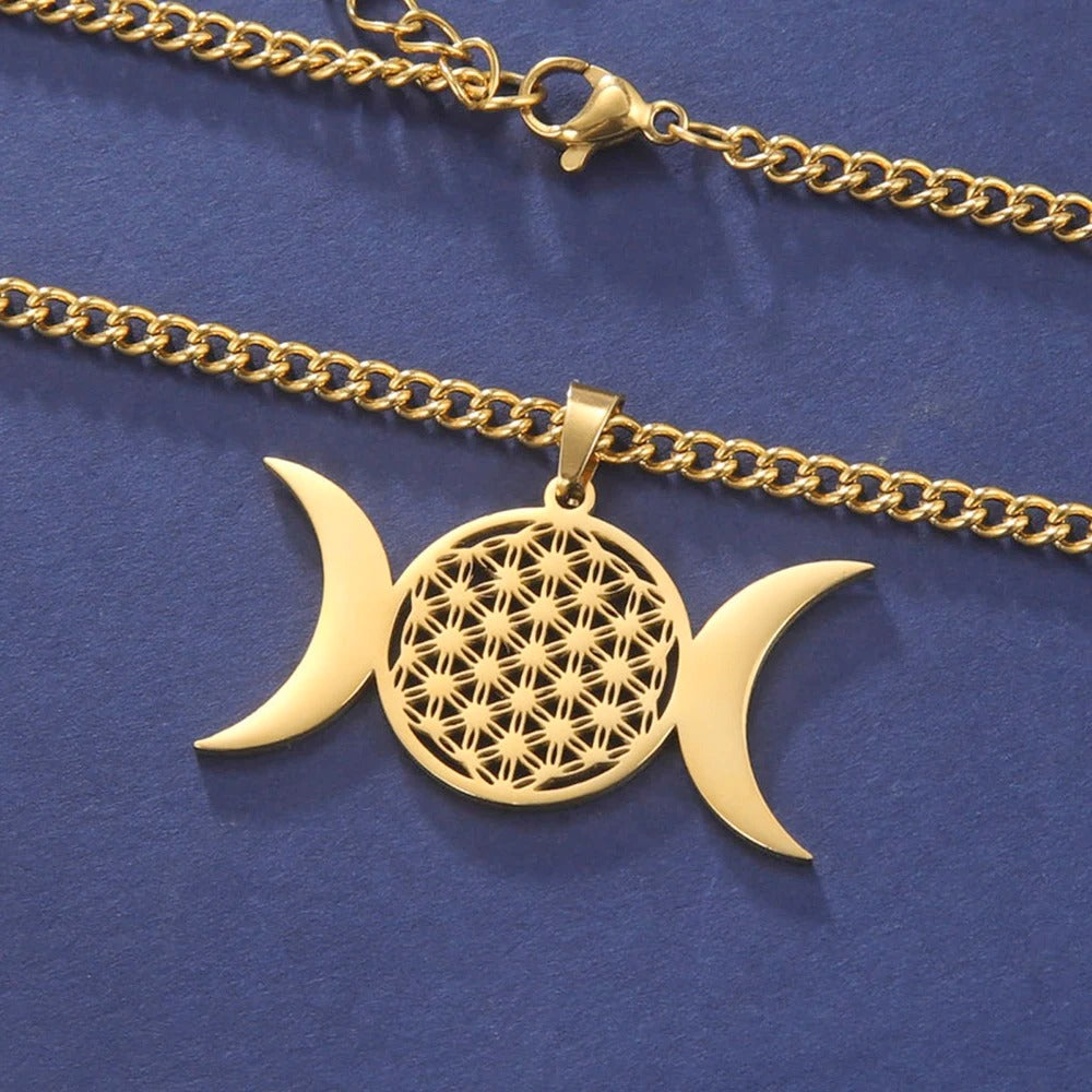 Zoya - Collier avec pendentif géométrique