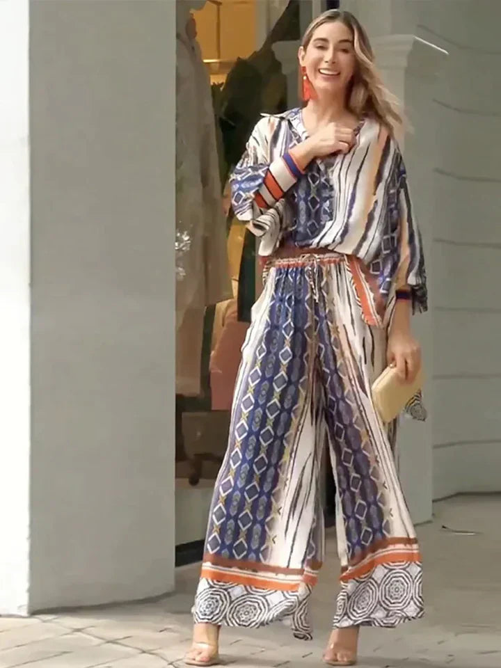 Marit | Vielseitiges Set mit farbenfrohem Druck