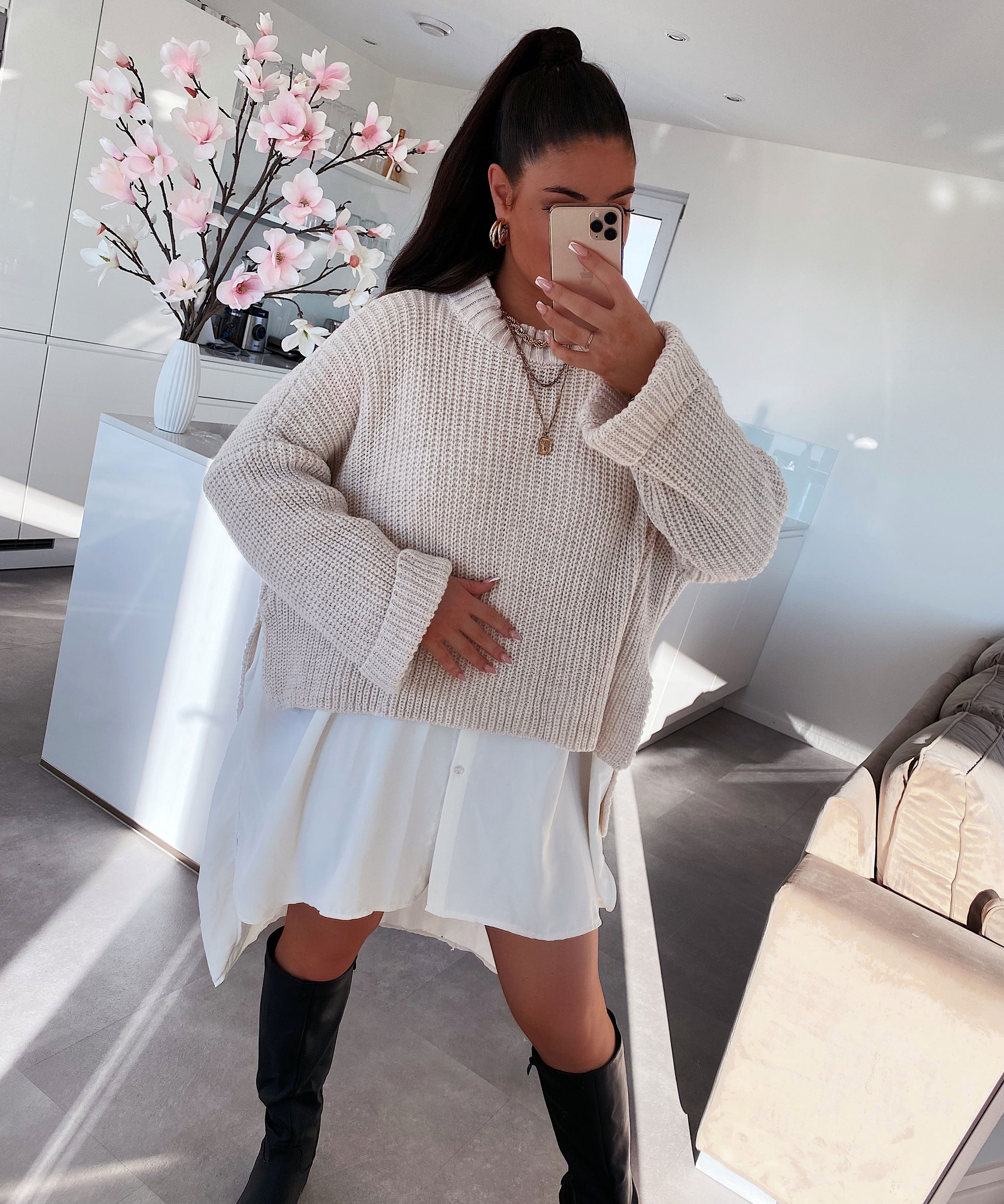 Elsa Short Beige