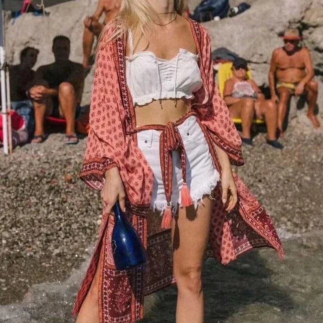 Kimono de plage vintage