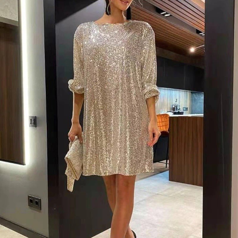 Irène | Mini robe de soirée ample
