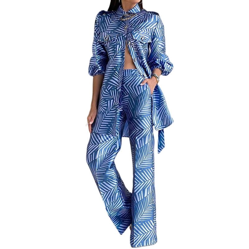 Ève | Tailleur-pantalon élégant à jambe droite
