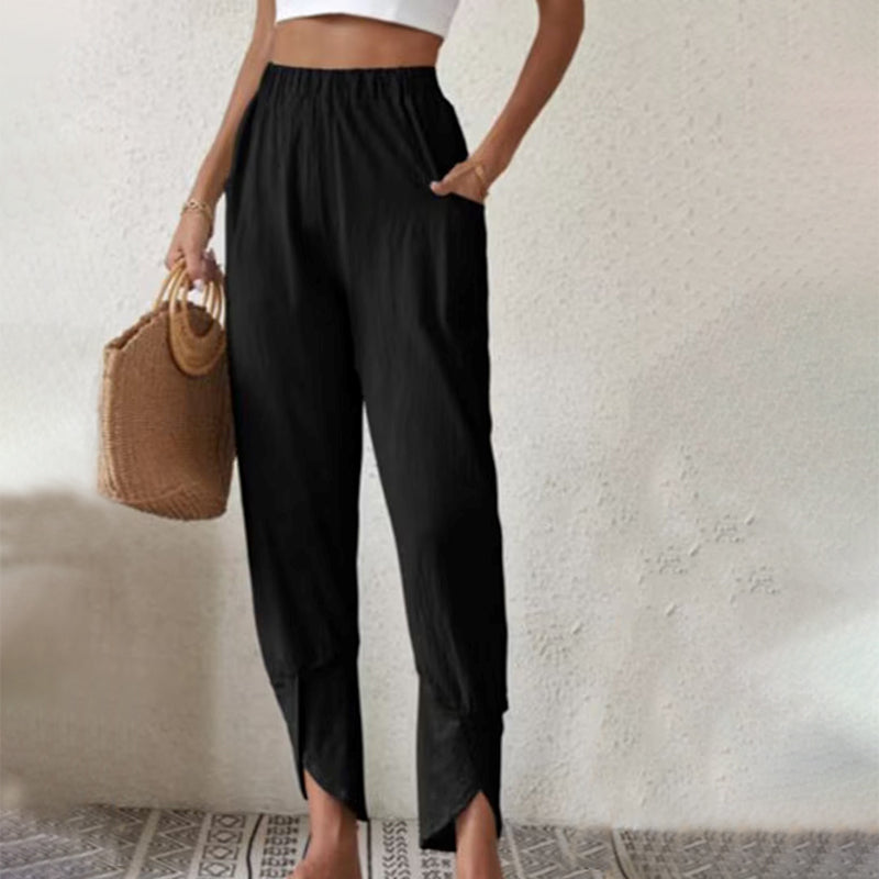 Abbi - Pantalon en tissu léger et aéré