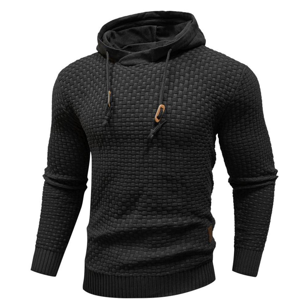 Brett - Sweat à capuche tricoté