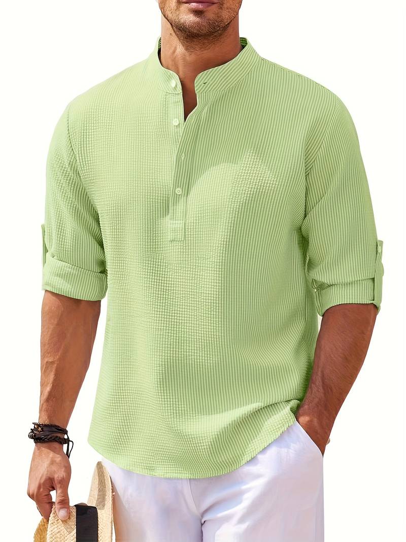 Lucas – Pull col V à manches longues pour homme