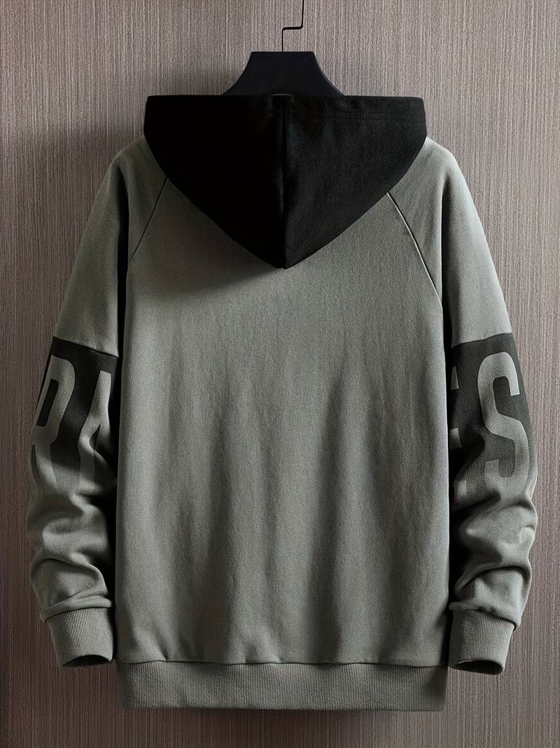 David – Sweat à capuche oversize décontracté pour homme