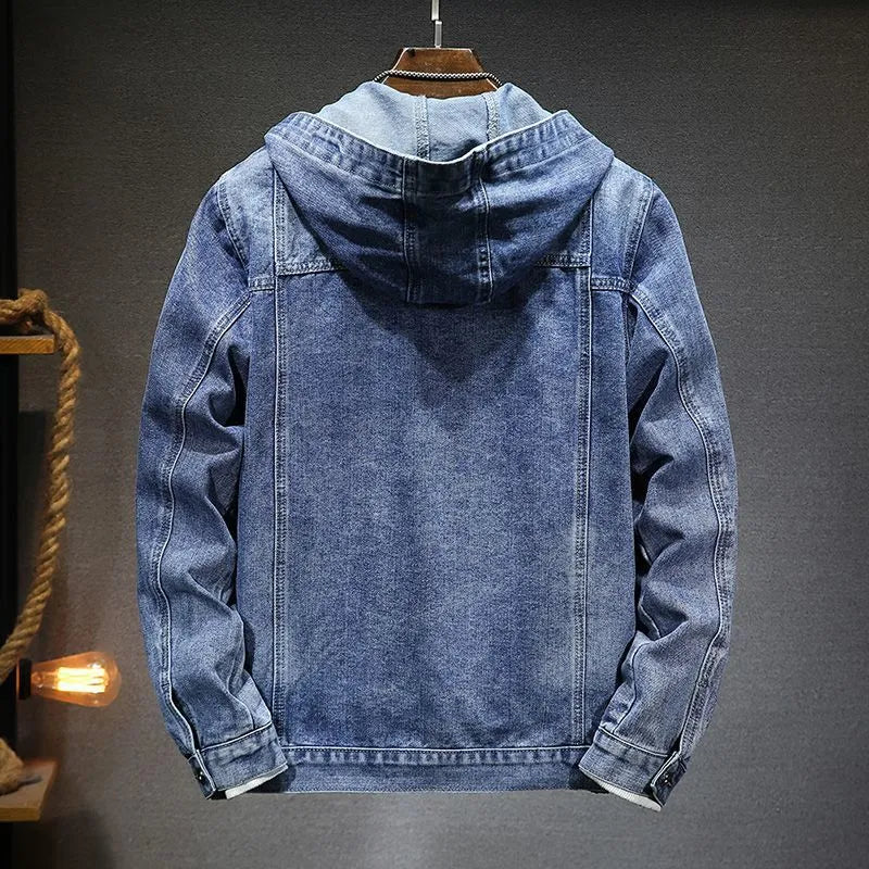 Vianey | Veste en jean à capuche de style vintage 