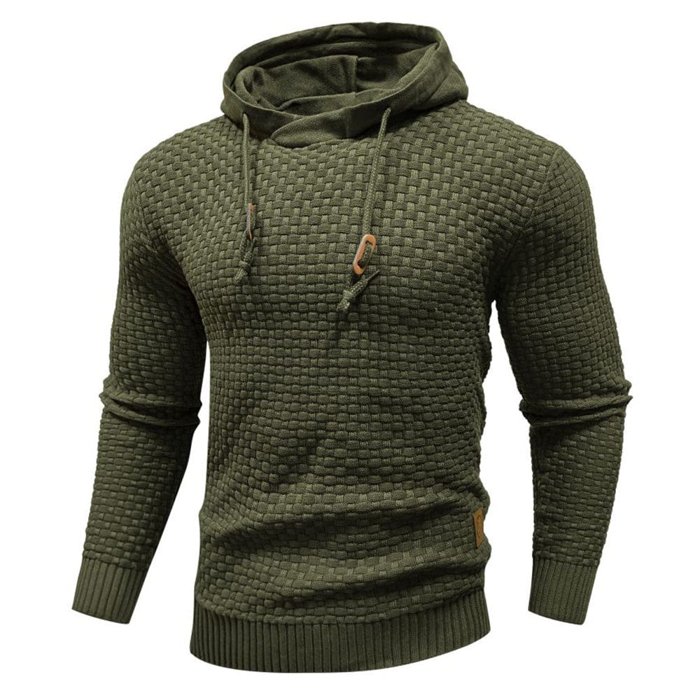 Brett - Sweat à capuche tricoté
