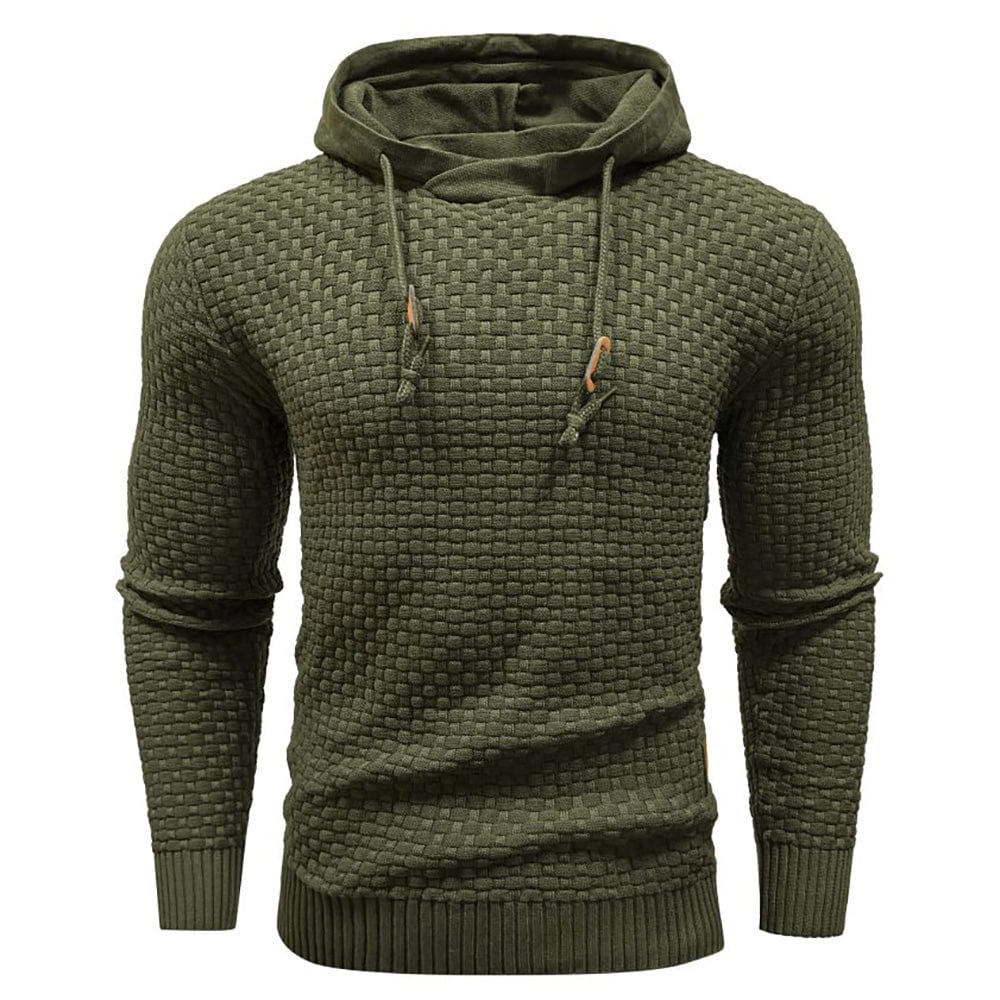Brett - Sweat à capuche tricoté