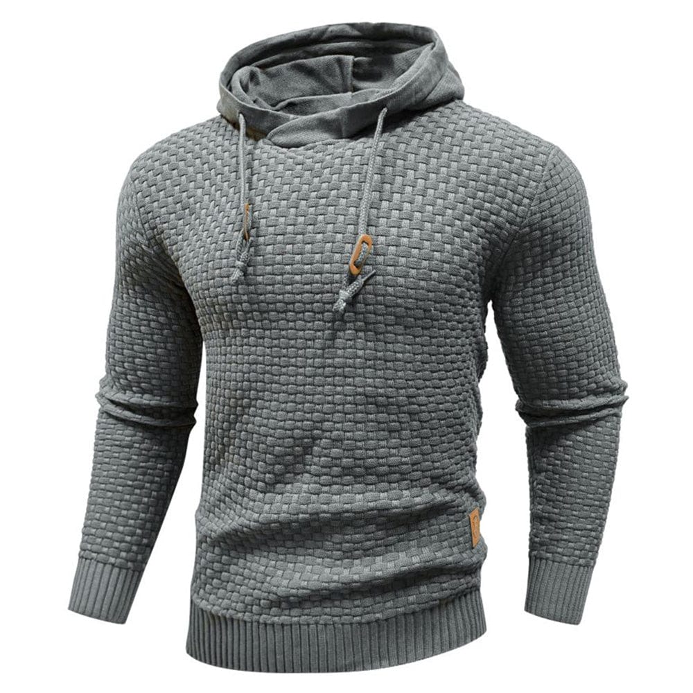 Brett - Sweat à capuche tricoté