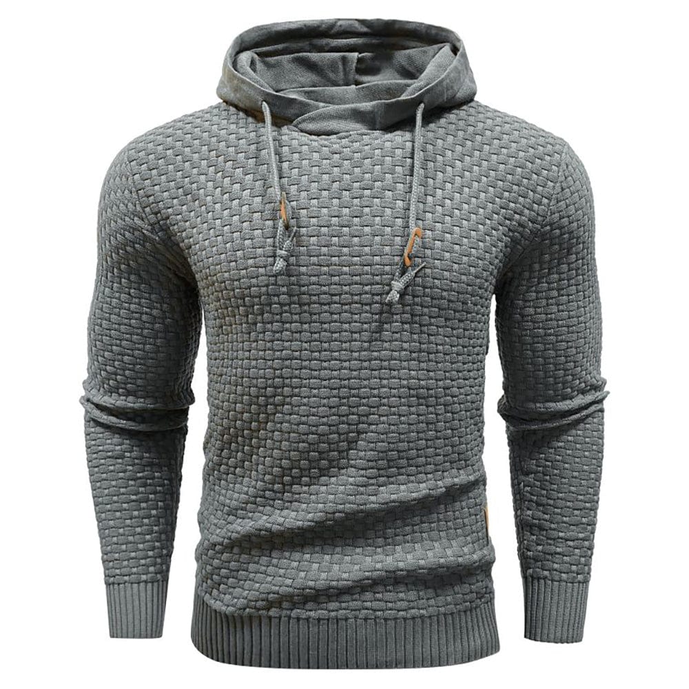 Brett - Sweat à capuche tricoté