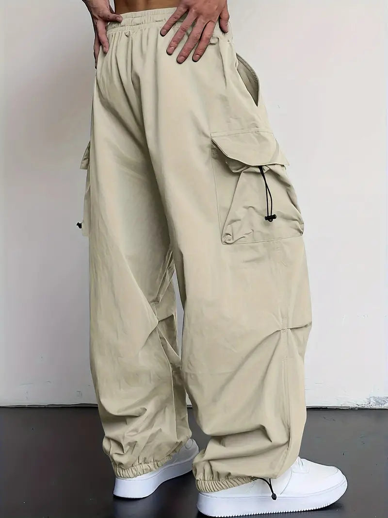 Brent - pantalon cargo baggy décontracté
