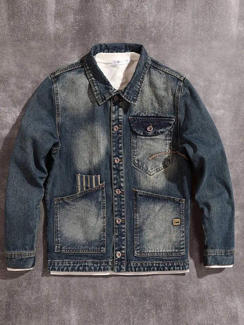William – veste vintage décontractée pour homme