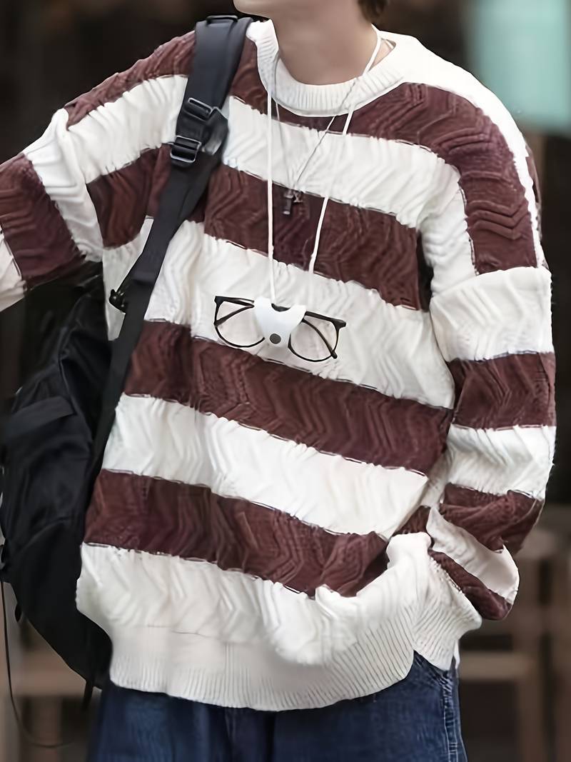 Mark – Pull color-block pour homme