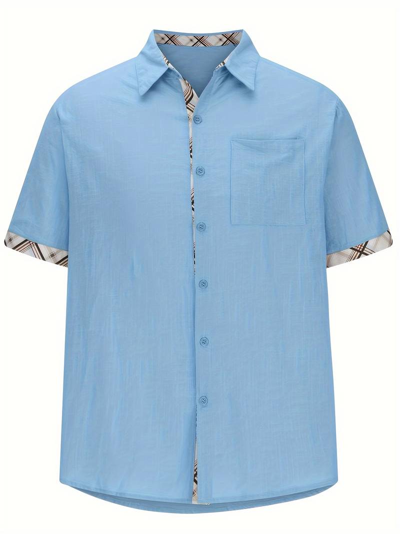 Brandon – chemise traditionnelle élégante avec imprimé graphique à carreaux