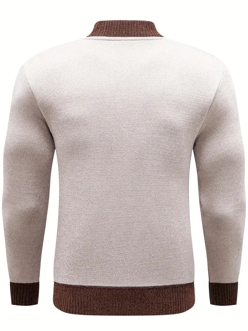 Ysmael - cardigan homme avec fermeture éclair