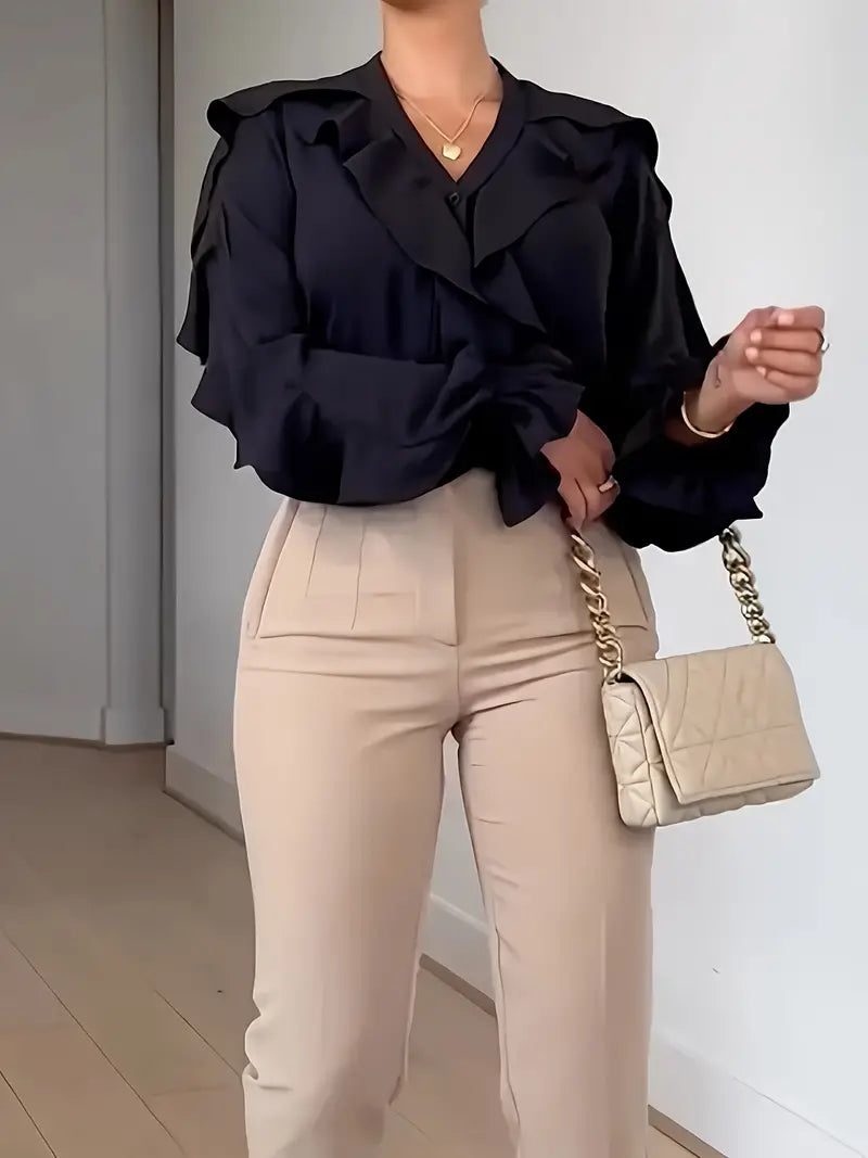 Bellachicha - Weit geschnittene Longbluse Damen