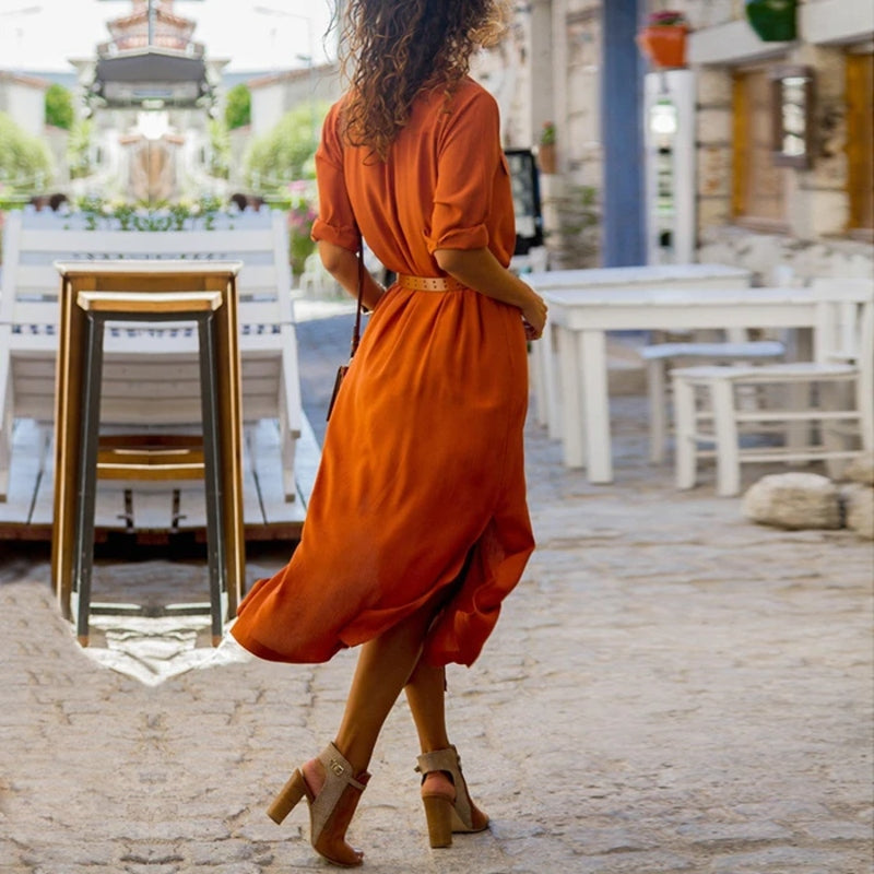 Lindsey – Elegantes Sommerkleid mit wunderschönem Gürtel
