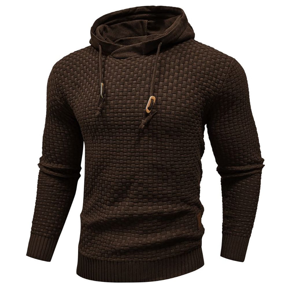 Brett - Sweat à capuche tricoté