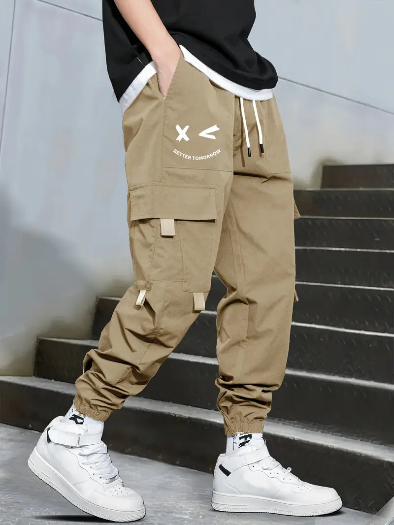 Joseph – Pantalon cargo à cordon pour homme 