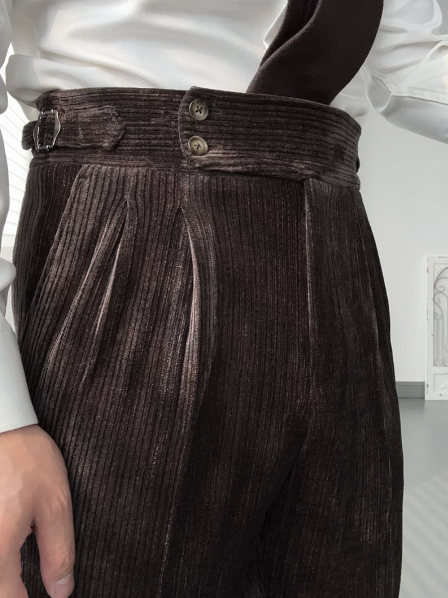 Pantalon en velours côtelé Roma