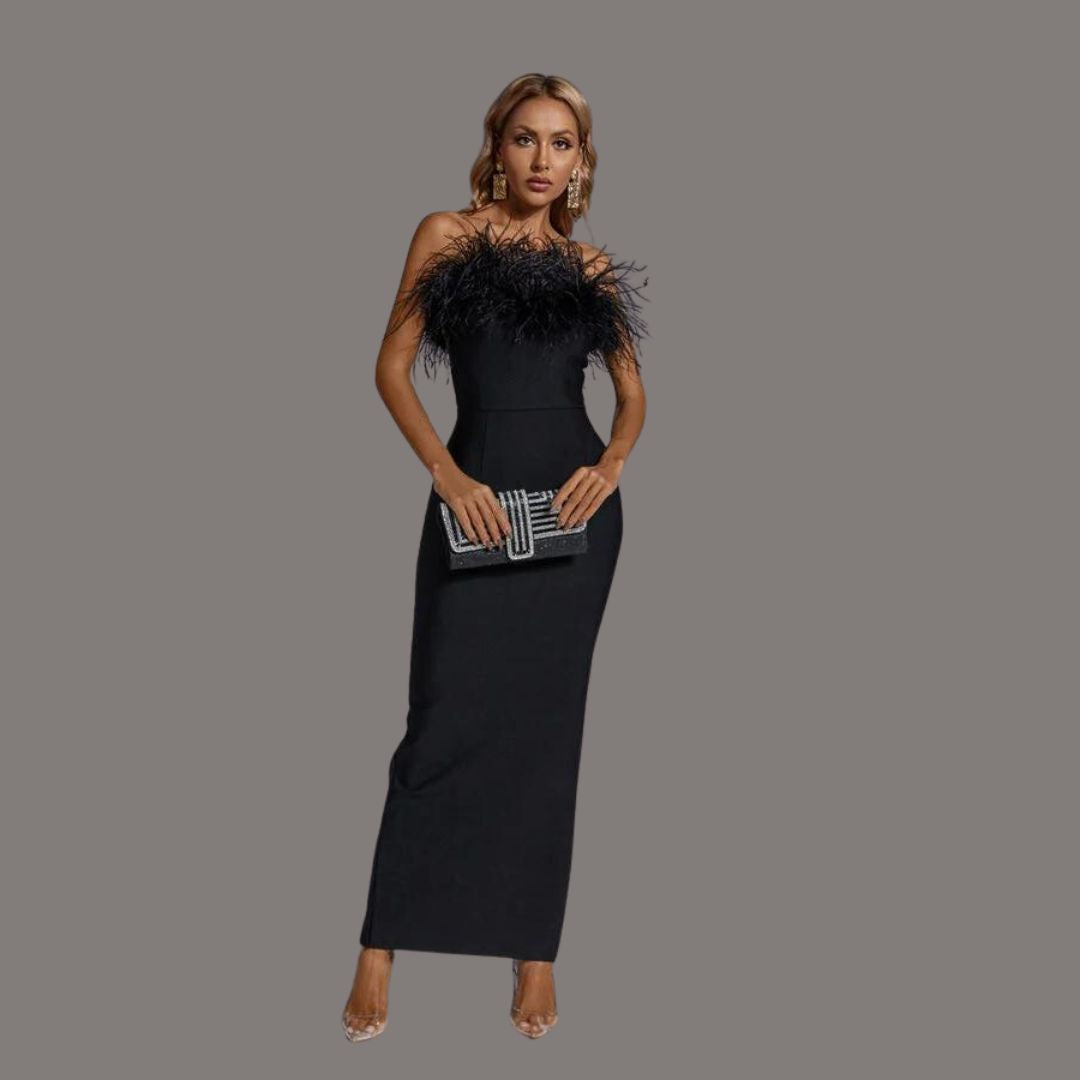Lucille | Robe élégante à pompons