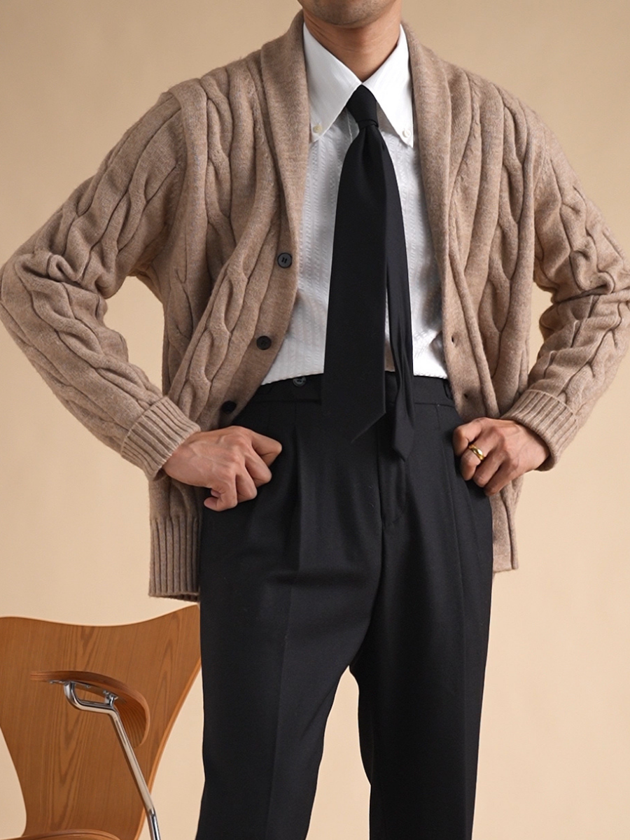 Cardigan col châle Bellachicha pour homme