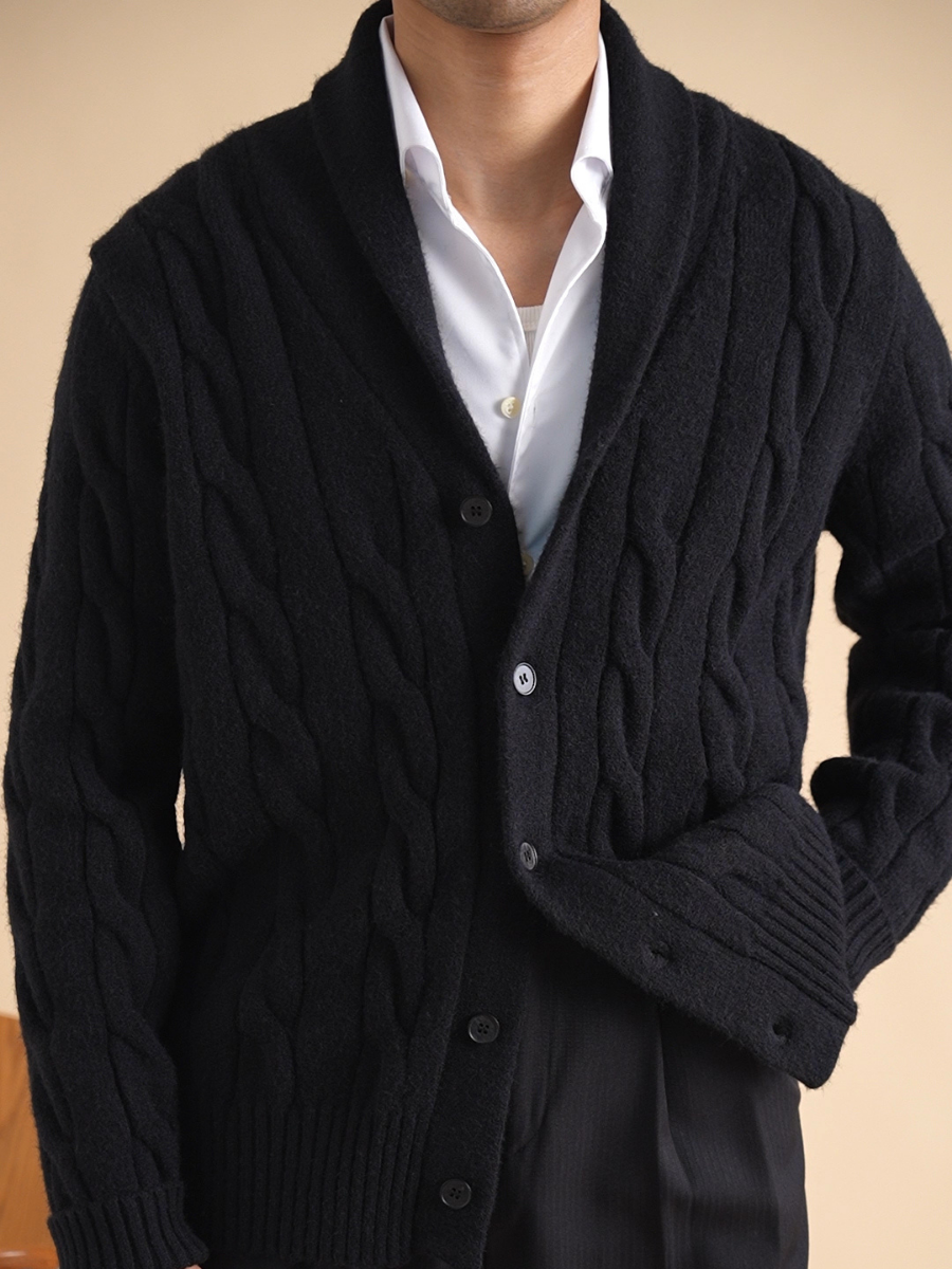 Cardigan col châle Bellachicha pour homme