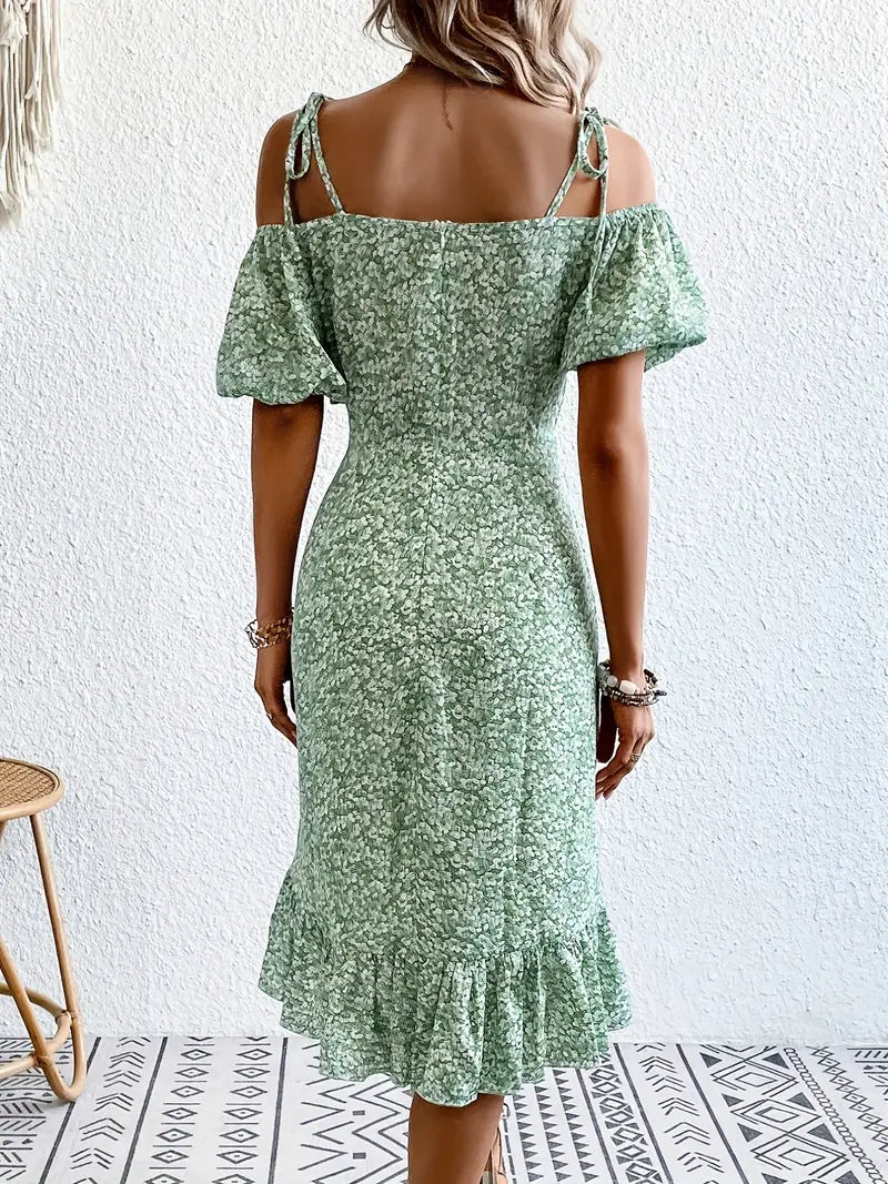 Lidia - Schönes Kleid mit Rüschen