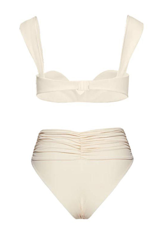Ensemble bikini à volants orné