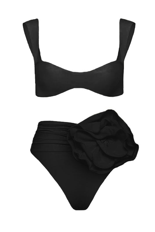 Ensemble bikini à volants orné