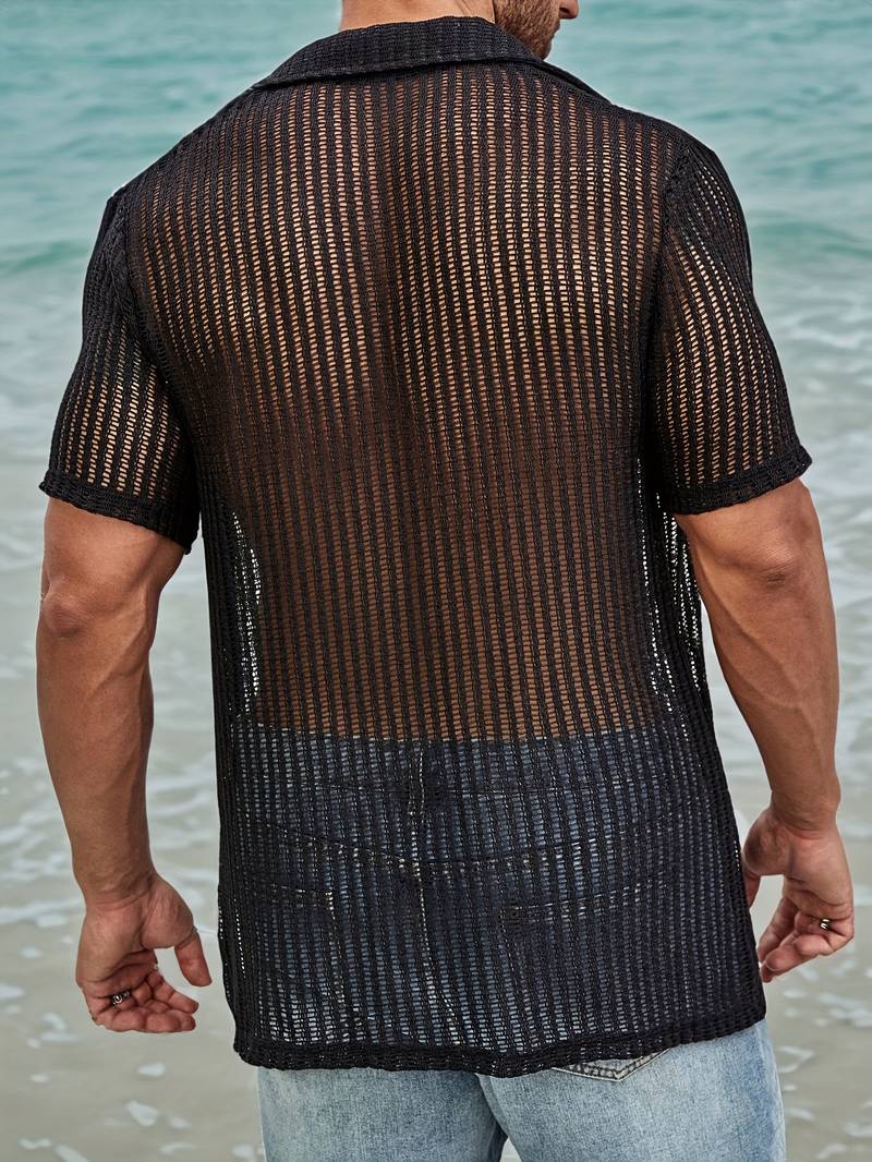 Joshua – chemise boutonnée décontractée et ample pour le printemps