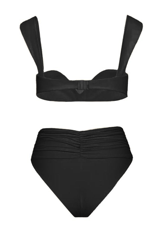 Ensemble bikini à volants orné