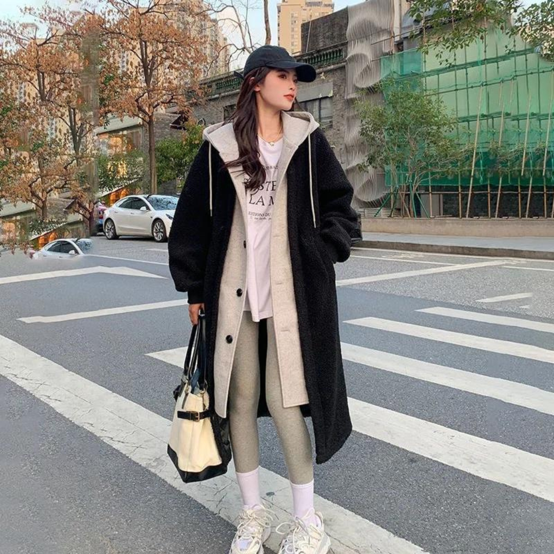 Erikava | Veste d'hiver à capuche pour femme | Long