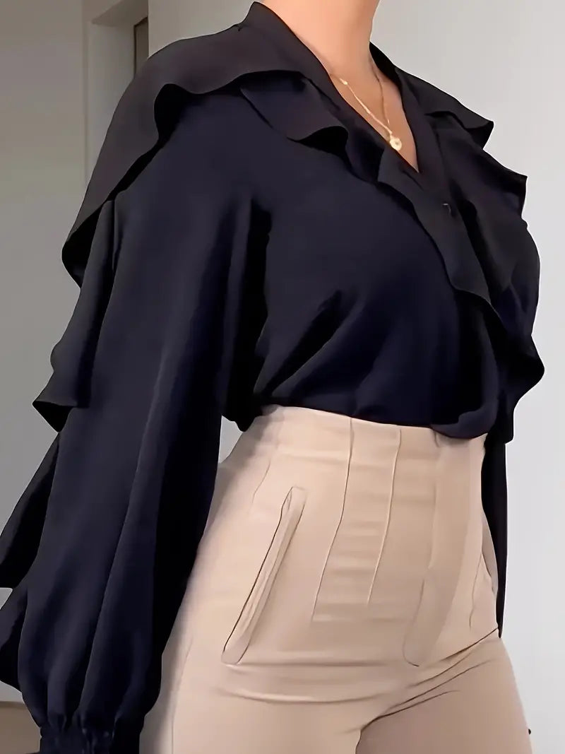 Bellachicha - Weit geschnittene Longbluse Damen