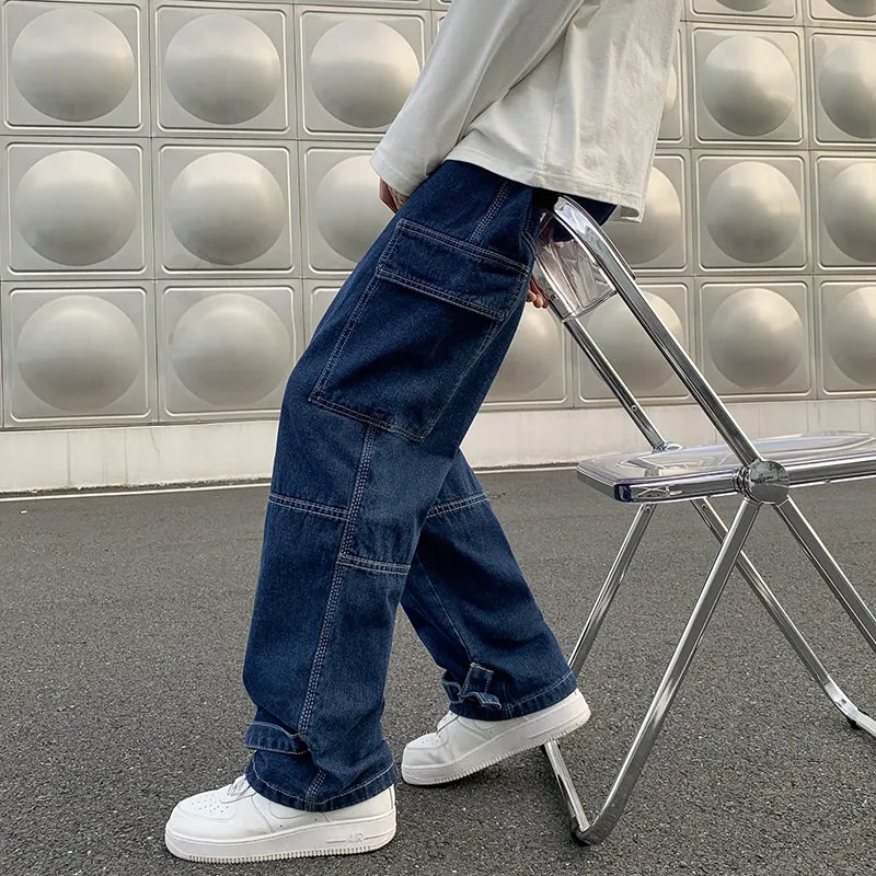 Adam - pantalon ample à jambes larges
