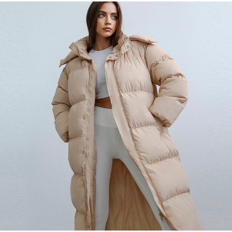 Abigail – longue veste d'hiver matelassée