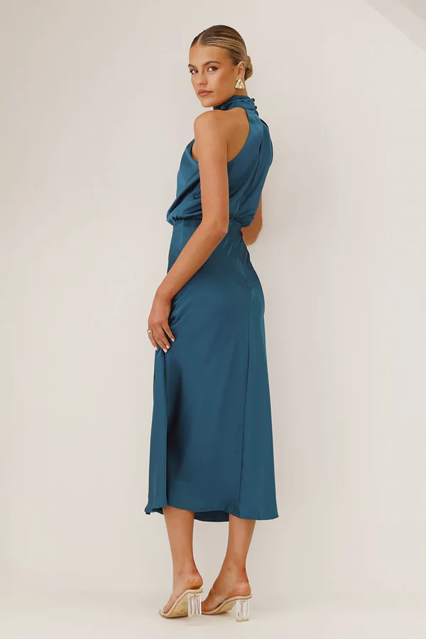 Esther Maxikleid - Blaugrün