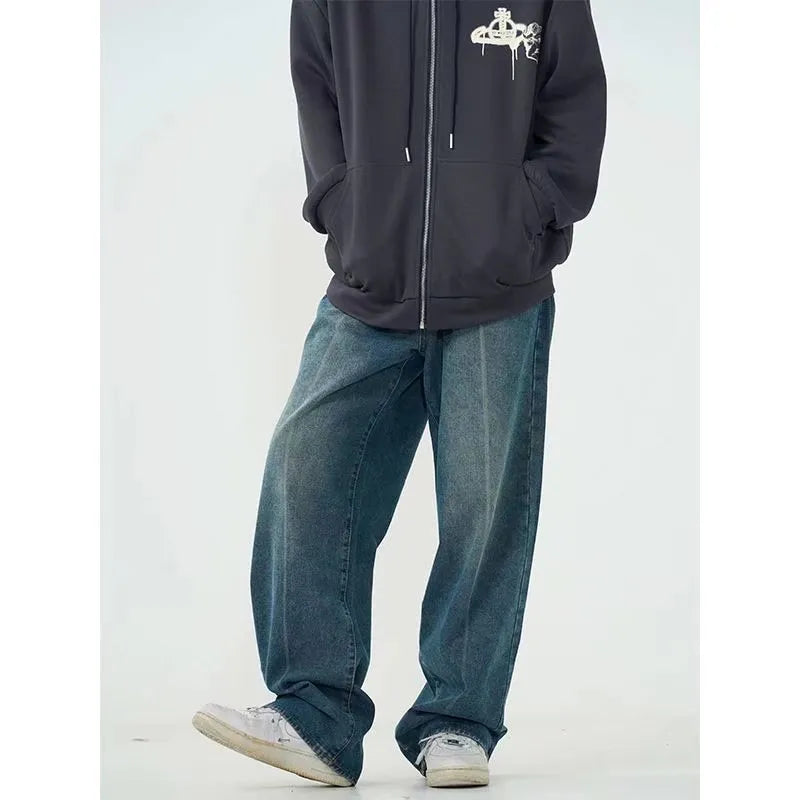 Aric - jean droit large en denim