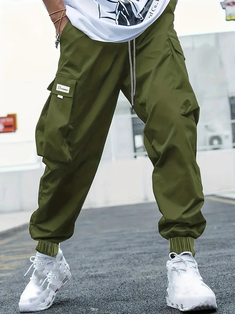 Patrick – Pantalon cargo à cordon pour homme