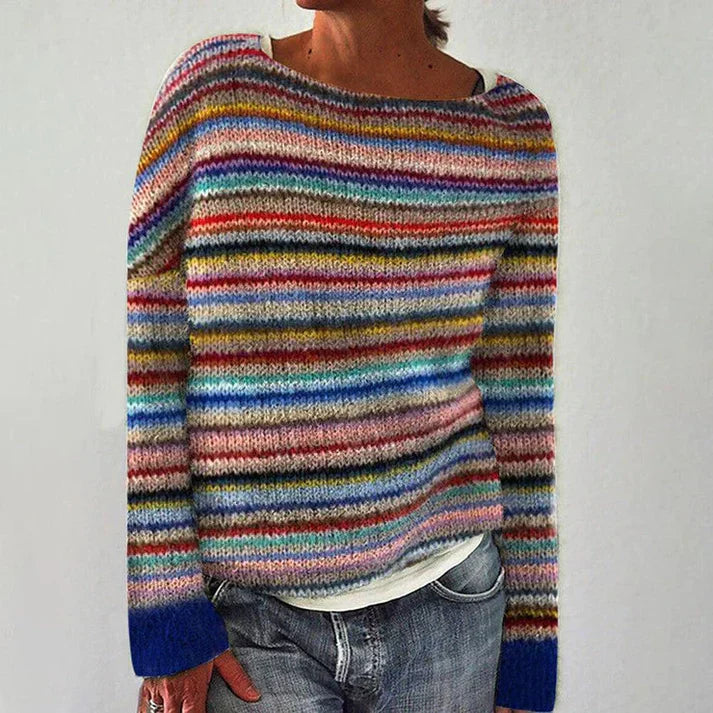 Amara - Pull femme style rétro