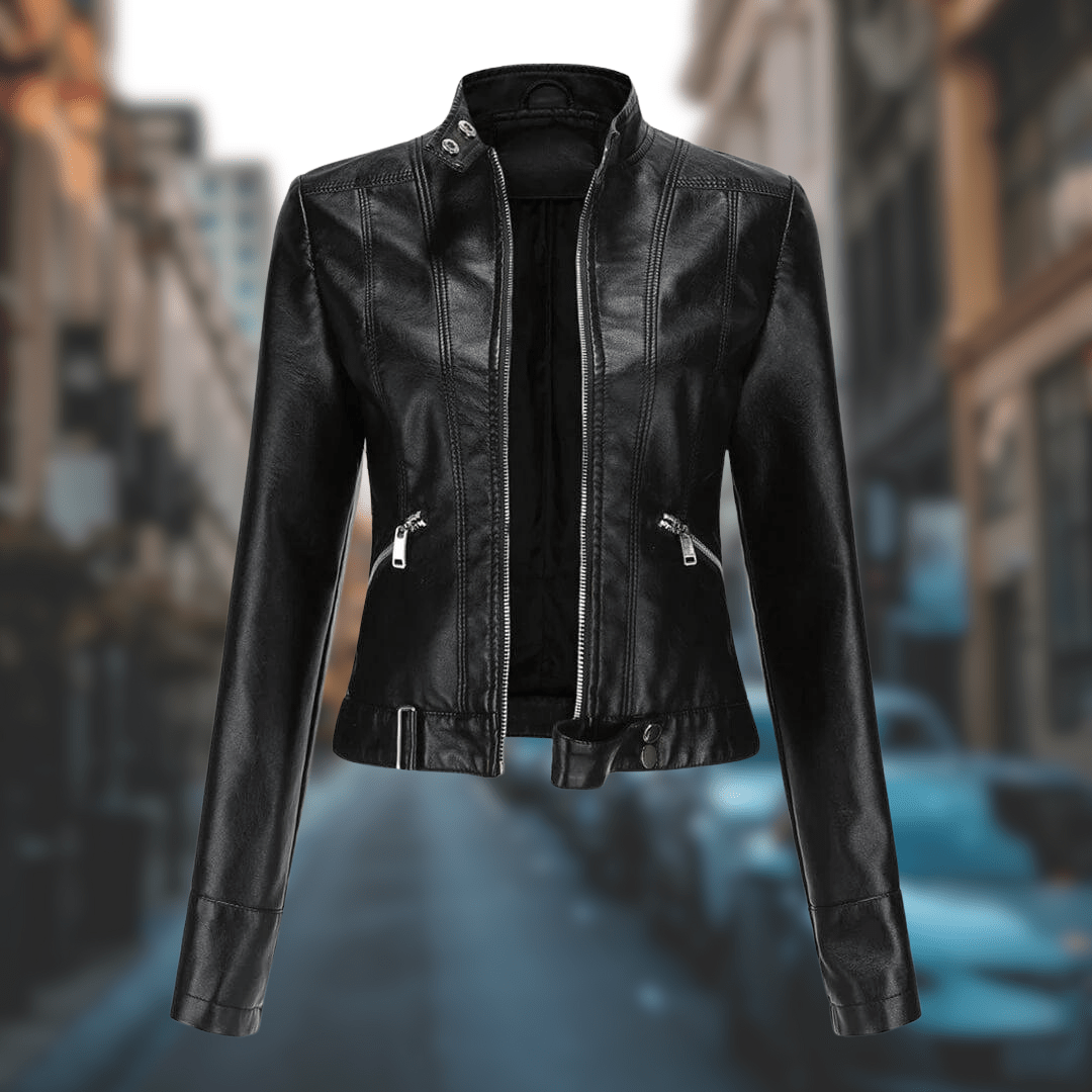 Yrelia | Veste en cuir élégante