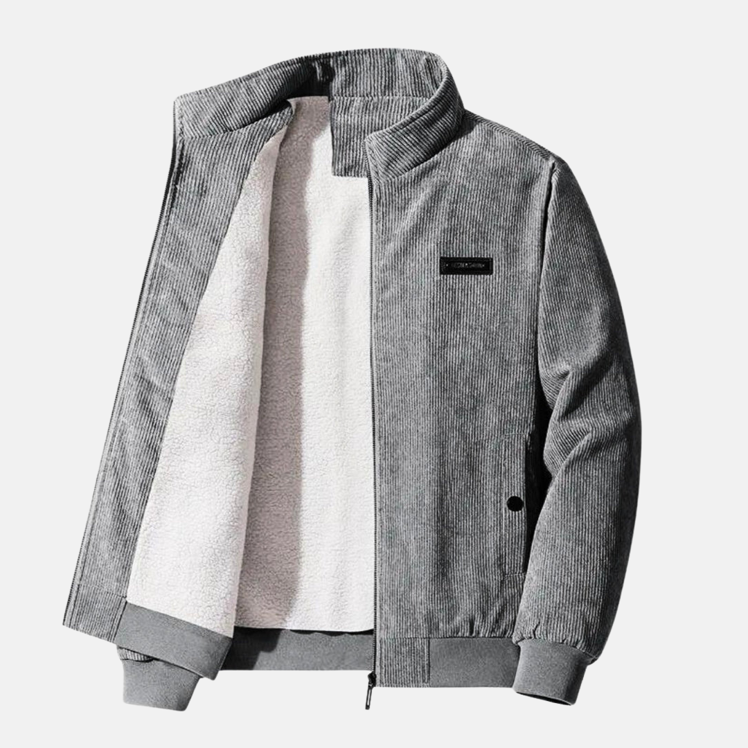 Uilana | Kordjacke mit Sherpa-Futter