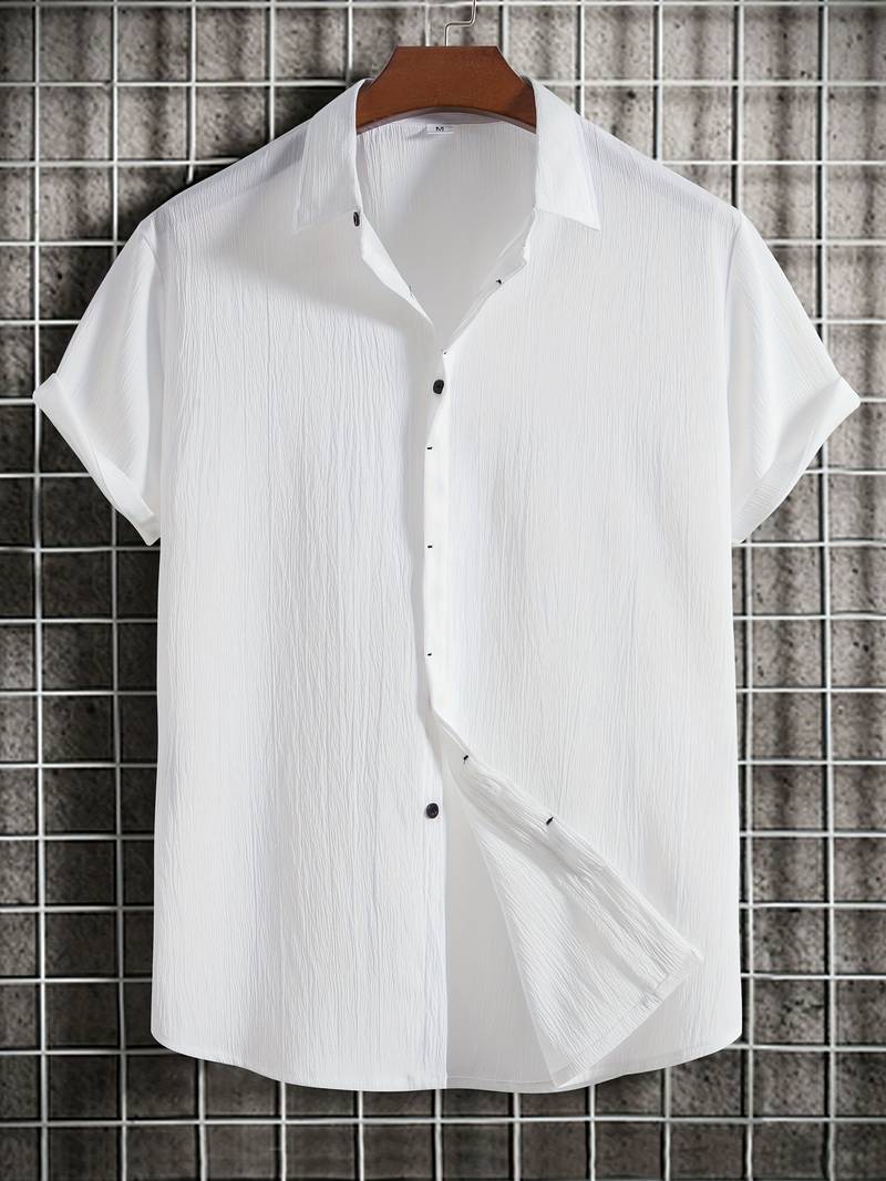 John – chemise décontractée à manches courtes pour homme